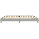  Okvir za krevet s oprugom svjetlosivi 200 x 200 cm od tkanine | Eponuda.ba