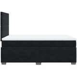 Box spring krevet s madracem crni 120 x 200 cm baršunasti | shoptok.hr