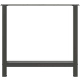 vidaXL noge kavne mizice antracit 2 kosa 80x(72-73) cm jeklo | Shoptok.si