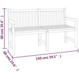  5-dijelni vrtni blagovaonski set od masivne tikovine | shoptok.hr