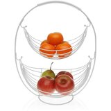 Posuda za Voće Versa Bijela Metal (27 x 45 5 x 36 cm) | shoptok.hr