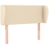 Maison Chic vzglavna omarica - nočna omarica - posteljna omarica z ušesi krem 83x23x78/88 cm blago, (21707845) Cene