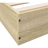 vidaXL Posteljni okvir sonoma hrast 140x200 cm inženirski les | Shoptok.si
