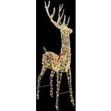 vidaXL 3D irvas Topla bijela 180 cm PET | shoptok.hr