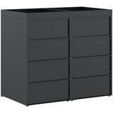  Skladištenje kanti za 2 kante Antracit 136 x 77,5 x 121,5 cm | shoptok.hr