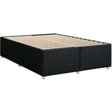 vidaXL Box spring postelja z vzmetnico črna 140x200 cm blago | Shoptok.si