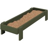  Hranilica za kokoške Maslinasto zelena 80 x 28 x 13.5 cm | shoptok.hr