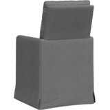 Trpezarijske stolice 2 pcs Tamno siva 57 x 67 x 98 cm tkanina | Eponuda.ba