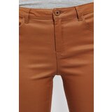 Marisse Waxed Slim-Fit Trousers Z-Sp-3611 Caramel | shoptok.hr