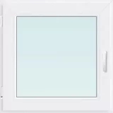 SOLID ELEMENTS PVC prozor bez kvake (80 x 90 cm, Smjer otvaranja: Lijevo, Bijela)