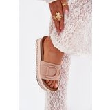 Boto Women's Platform Sandals With Decoration Pink Daphira | Shoptok.si