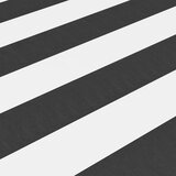 Balkonski zastor antracit i bijeli 75x400 cm od tkanine Oxford | shoptok.hr