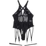 Subblime 954147 - komplet črtastega bodija - (črna) | Shoptok.si
