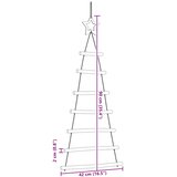  Viseća božićna drvca s vrhom zvijezda 2 kom 42 x 90 cm prirodne grane | shoptok.hr