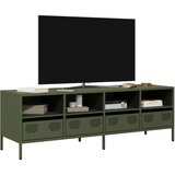 vidaXL TV ormarić maslinastozeleni 135 x 39 x 43,5 cm čelični | shoptok.hr