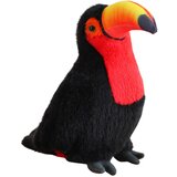 Plišana igračka Tukan 35 cm - crno/crveni | shoptok.hr