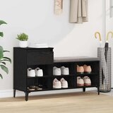 vidaXL Ormar za cipele Crni hrast 102 x 36 x 60 cm Konstruirano drvo | shoptok.hr