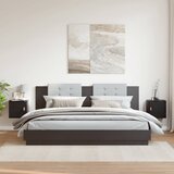  Zidni ormarići 2 kom crni 31,5 x 30 x 30 cm od masivne borovine | shoptok.hr