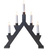 Eglo 410349 - Božićni svećnjak ZACK 5xE10/3W/230V antracit Cene