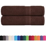  Ručnici za kupanje FROGN 2 kom smeđi 100x150 cm 360 g/m² | shoptok.hr