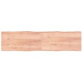 Stolna Mizna plošča svetlo rjava 200x50x6 cm obdelana trdna hrastovina, (20979320) Cene