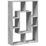  Regal za knjige boja betona 63x20x90 cm konstruirano drvo | Eponuda.com