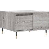  Stolić za kavu siva boja hrasta 55x55x36 5 cm konstruirano drvo | shoptok.hr