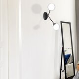  Zidna lampa JOY 2xE14/40W/230V crna/sjajni hrom | Eponuda.com