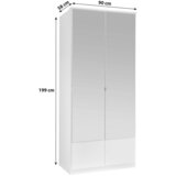MID.YOU omara s klasičnimi vrati, bela | Shoptok.si