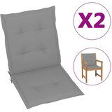 vidaXL Blazine za vrtne stole 2 kosa sive 100x50x3 cm Cene