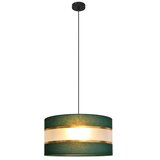  Luster na sajli HELEN 1xE27/15W/230V prečnik 40 cm zelena/zlatna | Eponuda.com
