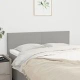  Uzglavlja 2 kom svjetlosiva 72 x 5 x 78/88 cm od tkanine