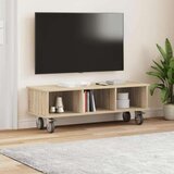 TV stojalo Sonoma hrast 100 x 35 x 35 cm Konstruiran les, (5000132150) | Shoptok.si