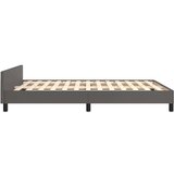  Okvir za krevet s uzglavljem sivi 140x200 cm od umjetne kože | shoptok.hr