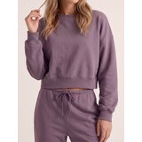 Sinsay Kratka crewneck majica | shoptok.hr
