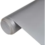Folije za automobil 2 kom mat srebrne 100 x 150 cm