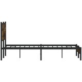  Metalni okvir kreveta bez madraca boja hrasta 140x200 cm | shoptok.hr