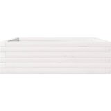  Vrtna sadilica bijela 80 x 80 x 23 cm od masivne borovine | Eponuda.com