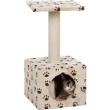 Trixie grebalica za mačke Zamora 60 cm, bež sa šapicama | shoptok.hr