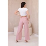 Kesi Włoski Viscose wide-leg trousers dark powder pink | shoptok.hr