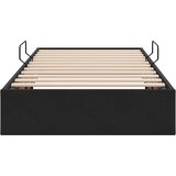  Otomanski krevet s pohranom Crna 100 x 200 cm Baršun | shoptok.hr