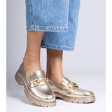Gemre Golden elegant loafers with Letty embellishment | Shoptok.si
