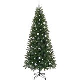 vidaXL Umjetno božićno drvce s stalakom Zelena 240 cm PE i PVC | shoptok.hr