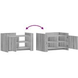  Stolić za kavu siva boja hrasta 80x50x50 cm konstruirano drvo | shoptok.hr