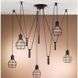 Lesnina XXXL ONLI - Luster na sajli SPIDER 5xE27/15W/230V pauk crna | Eponuda.com