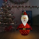  Ukrasna božićna figura Djeda Mraza LED luksuzna tkanina 120 cm | shoptok.hr