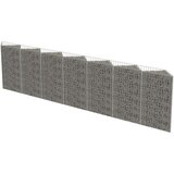 Gabionski zid od pocinčanog čelika 450 x 30 x 100 cm | shoptok.hr