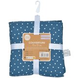 Bébé Douceur Plava deka za bebe od muslina 75x75 cm – | shoptok.hr