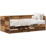 vidaXL Dnevna postelja s predali Stari les Inženirski les 90 x 200 cm | Shoptok.si