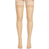 Donna Bc Najlonke / Samostoječe nogavice INCANTO-BEIGE Bež Cene